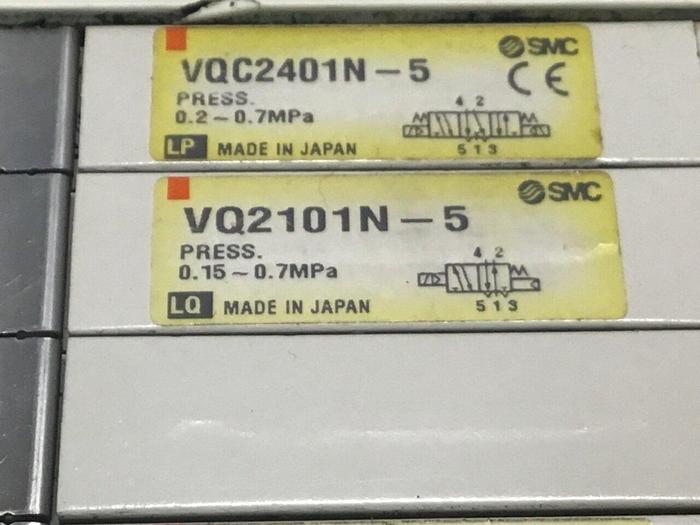 Used SMC Valve Manifold VQ2301N-5 #127229