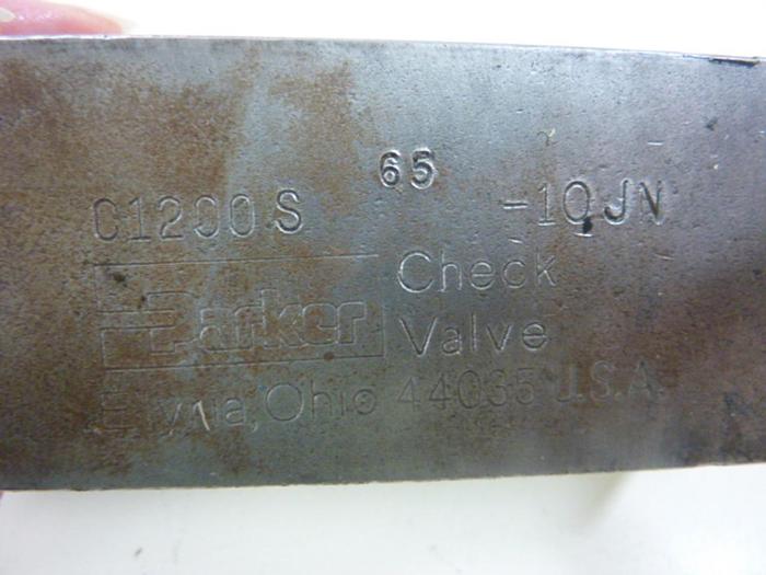 Used PARKER Check Valve C1200.S #44518