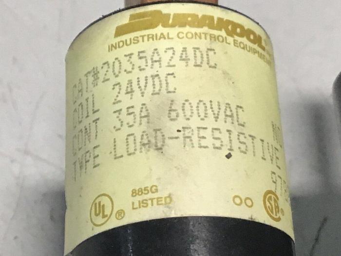 Used DURAKOOL Contactor Relay 2035A24DC Used