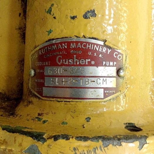 Used GUSHER Coolant Pump RL+2-TB-CM #75055