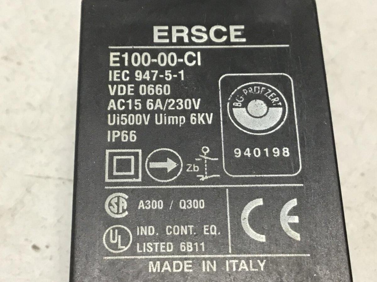 Used ERSCE Limit Switch E100-00-CI Used