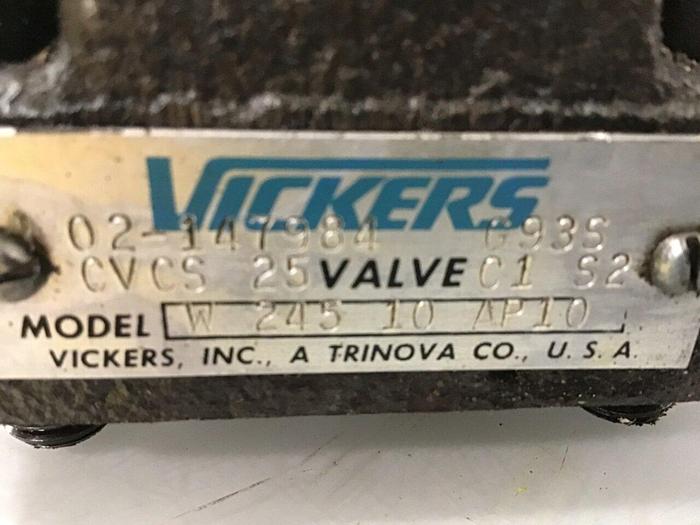 Used VICKERS Hydraulic Valve CVCS25C1S2W24510AP10 #141654
