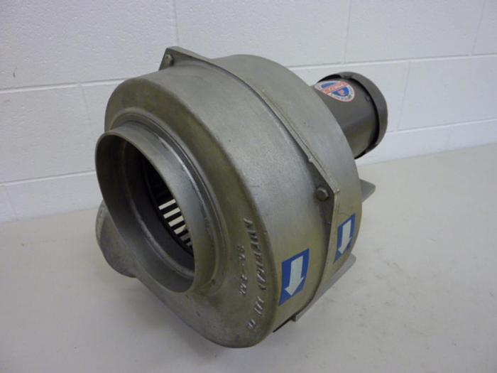 Used BALDOR Material Blower w/ 1 HP Open AC Motor VM3116 Used
