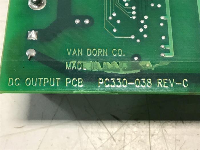 Used VAN DORN Pathfinder DC Output Board PC330-038  USED