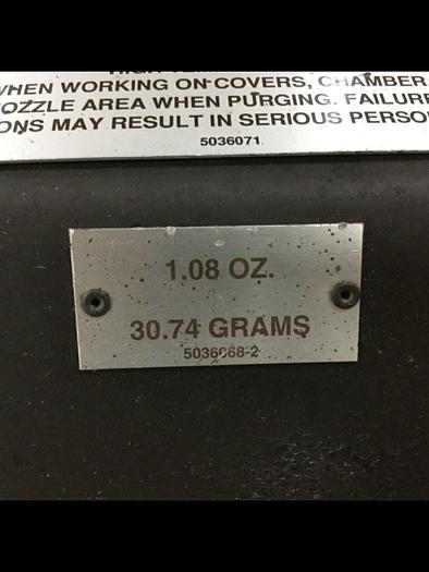 Used CINCINNATI MILACRON 1.08 Oz Injection Unit VS33-1.08 / IU #116708