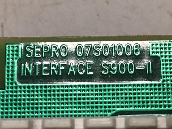 Used SEPRO Interface Circuit Board S900-II 07S01006 USED