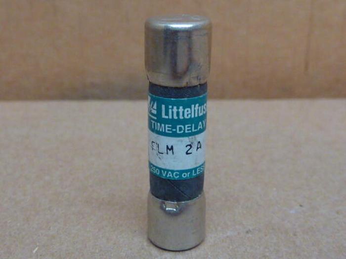 Used LITTELFUSE 2 Amp Fuse FLM-2A #33692