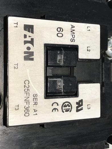 Used CUTLER HAMMER Contactor C25FNF360 #133914