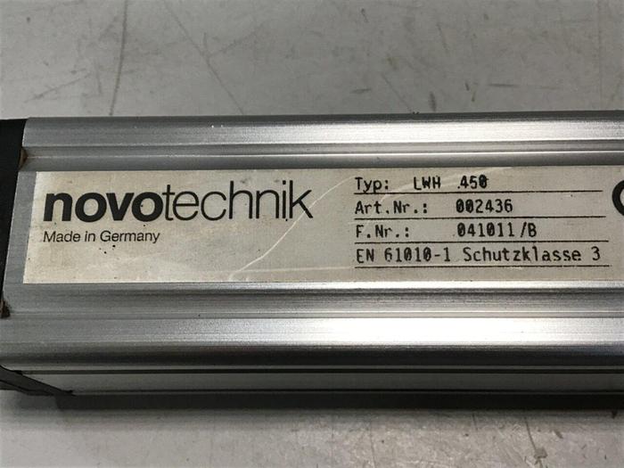 Used NOVOTECHNIK Linear Transducer LWH450 #138615