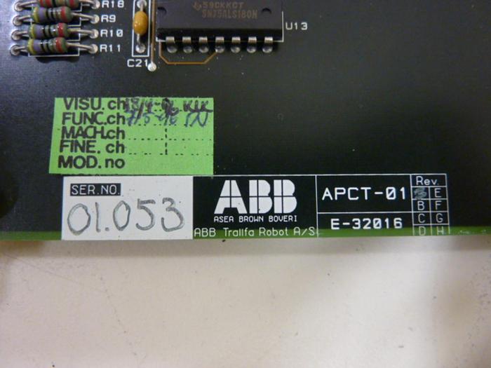 Used ABB Communication Board APCT-01 #49410