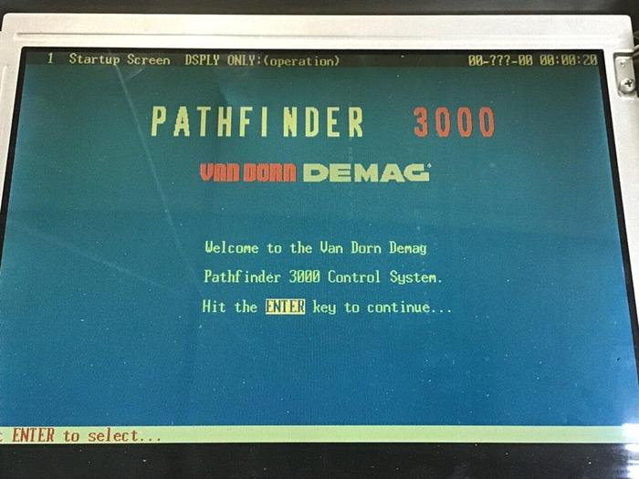 Used VAN DORN Operator Control Station PATHFINDER 3000 COLOR Used