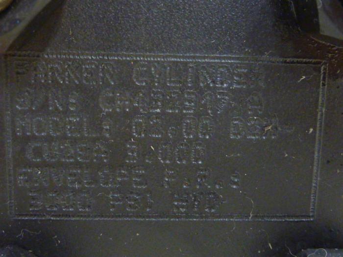 Used PARKER Cylinder 02.00 D2HCU29A 3.000 #57800