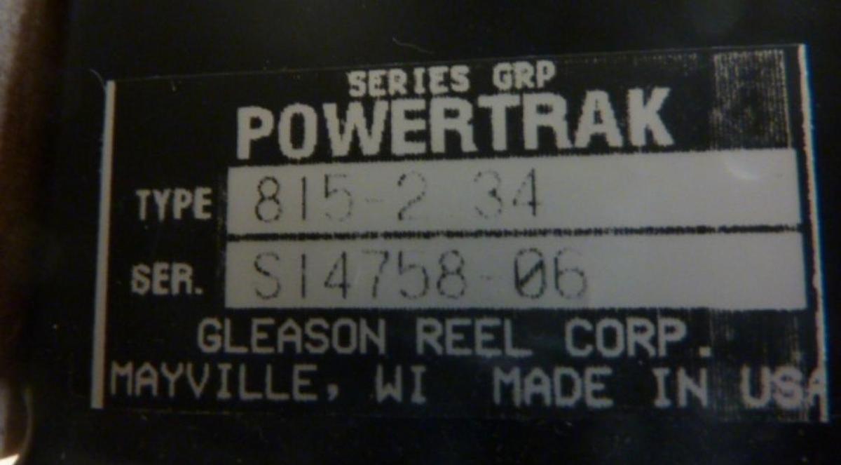 Used GLEASON Cable Way Powertrak 815 2 34 USED