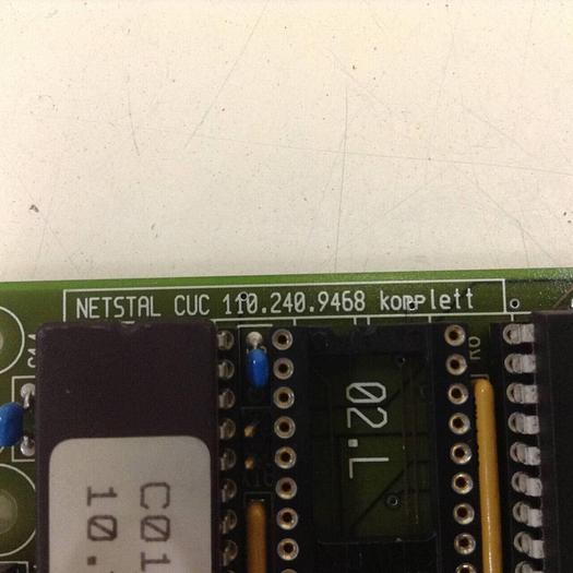 Used NETSTAL Circuit Board CUC 110.240.9468 #77981