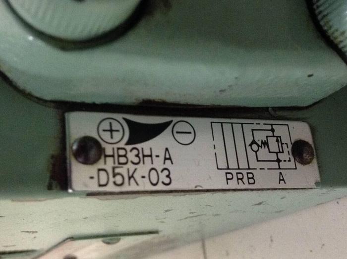 Used TOYOOKI KOGYO Hytegra Valve HB3H-A-D5K-03 #86952