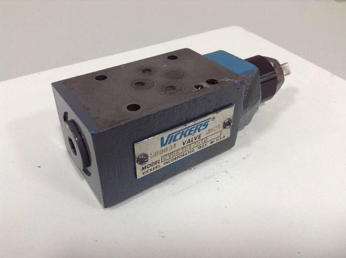 Used VICKERS Relief Valve CVGC 3 W 125 10 #89731
