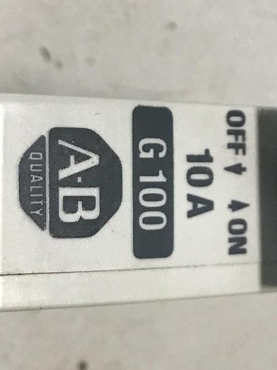 Used ALLEN BRADLEY 10 Amp Circuit Breaker 1492-CB1/G100 SER A #119628