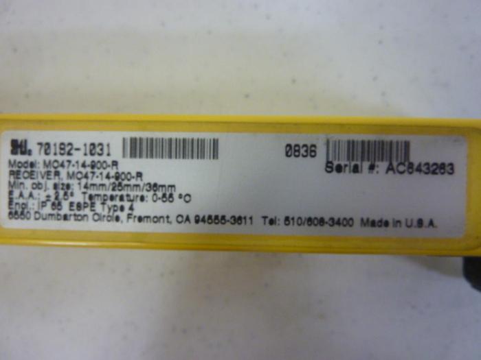 Used STI Light Curtain Receiver MC47-14-900R #50370