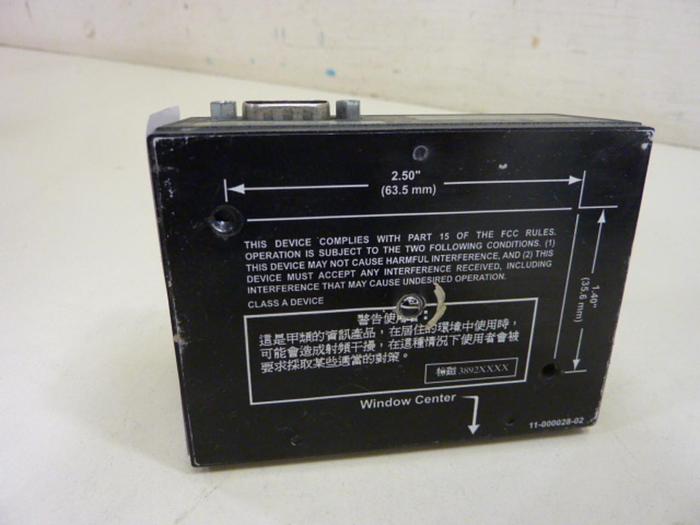 Used MICROSCAN Barcode Scanner Laser MS-820 #59436