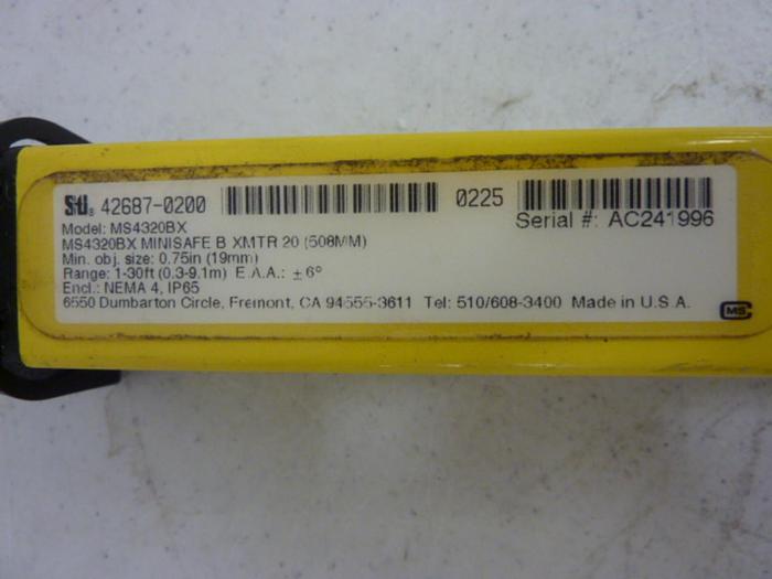 Used STI Light Curtain Transmitter MS4320BX #60007