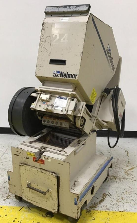 Used NELMOR 5 HP Grinder Granulator, G810FX, Used