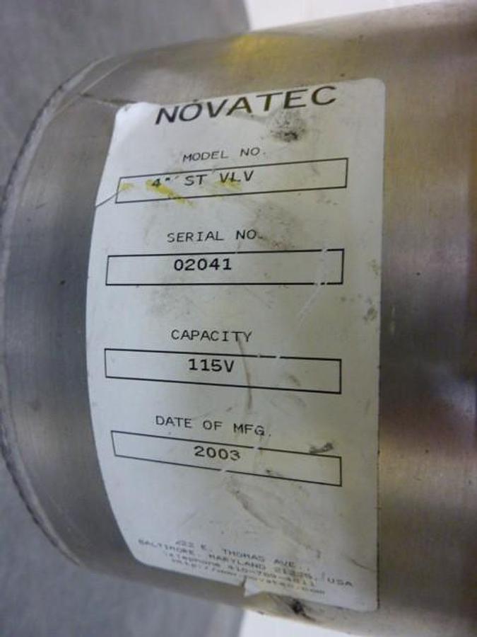 Used NOVATEC Station / Tee Valve 4IN ST VLV USED