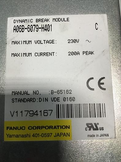 Used FANUC Break Module A068-6079-H401 #138671