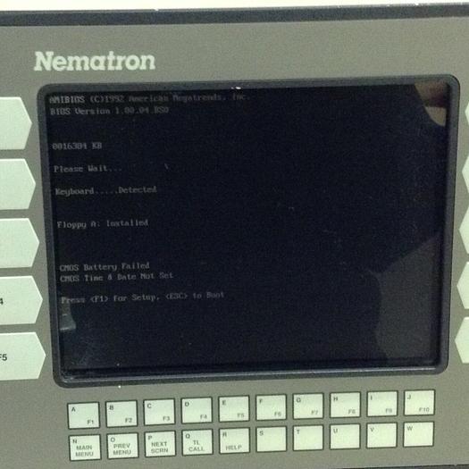 Used NEMATRON Operator Interface ICC-5000-PC1 #7933