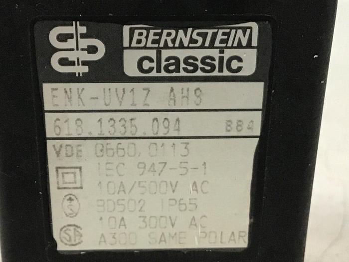 Used BERNSTEIN Limit Switch ENK-UV1Z AHS Used