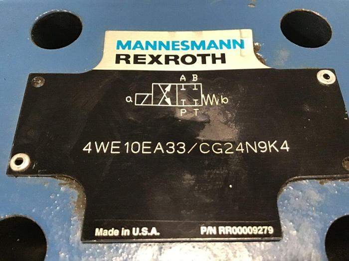 Used MANNESMANN REXROTH Valve 4WE10EA33/CG24N9K4 Used