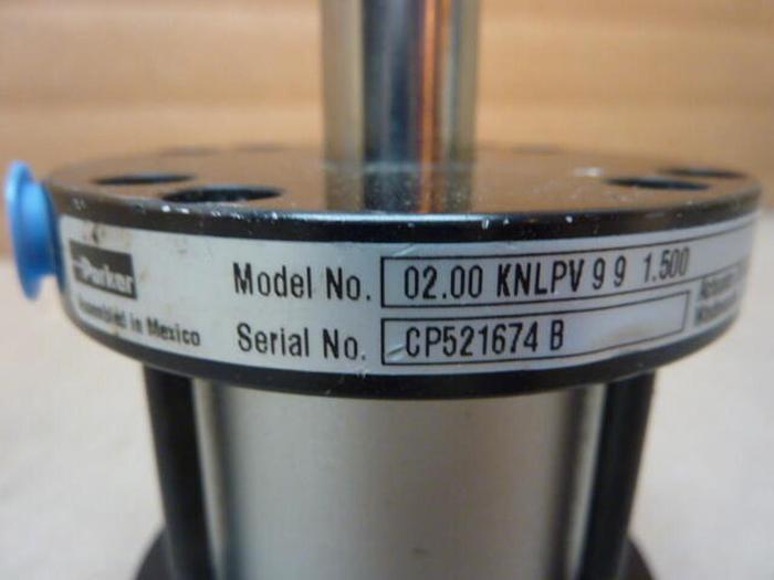 Used PARKER Pneumatic Cylinder 02.00 KNLPV99 1.500 Used