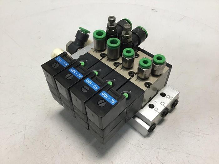 Used CKD CORP Valve w/Manifold 4KA110-03 #116033