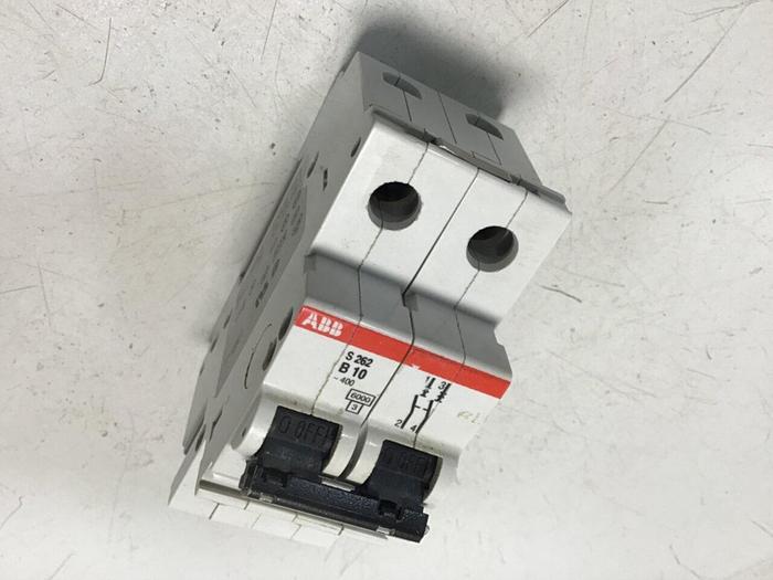 Used ABB 10 Amp Circuit Breaker S262-B10 #119584