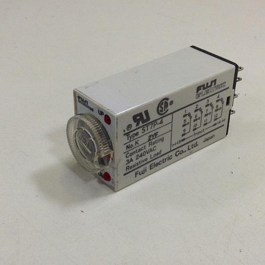 Used FUJI ELECTRIC Delay Timer ST7P-4 #76442
