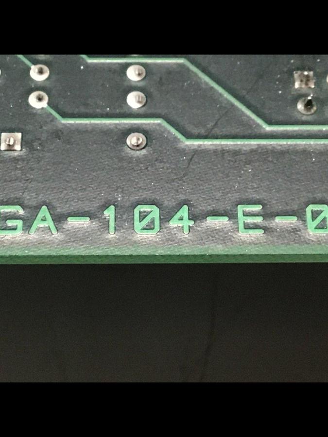 Used GAMMAFLUX Circuit Board GA-104-E-00 Used