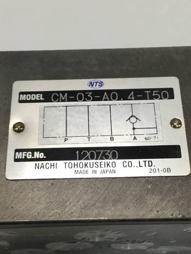 Used NACHI Valve CM-03-A0.4-T50 #96944