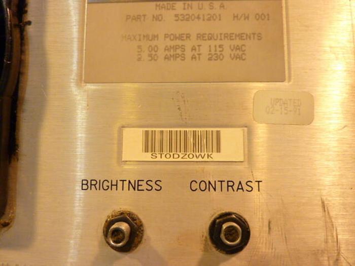 Used ALLEN BRADLEY T-60 Panel Mount Terminal 6160-PCD1 A Used