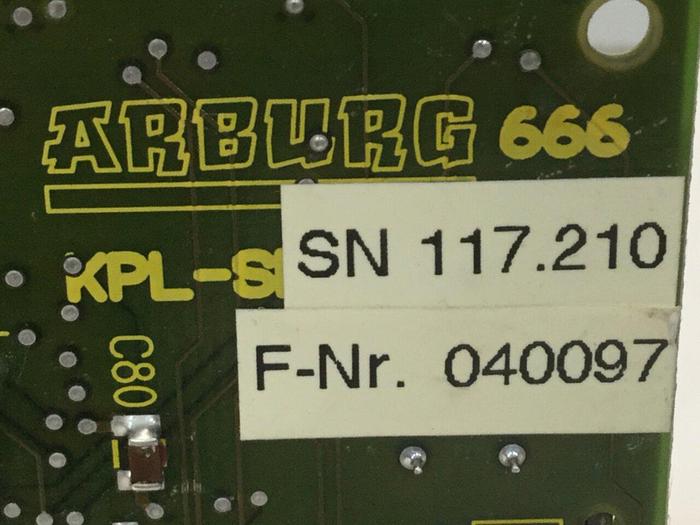 Used ARBURG Circuit Board 666 #106983