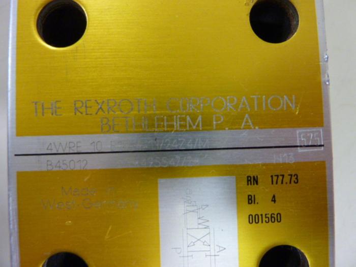 Used REXROTH Valve 4WRE10E11124Z4M #55723