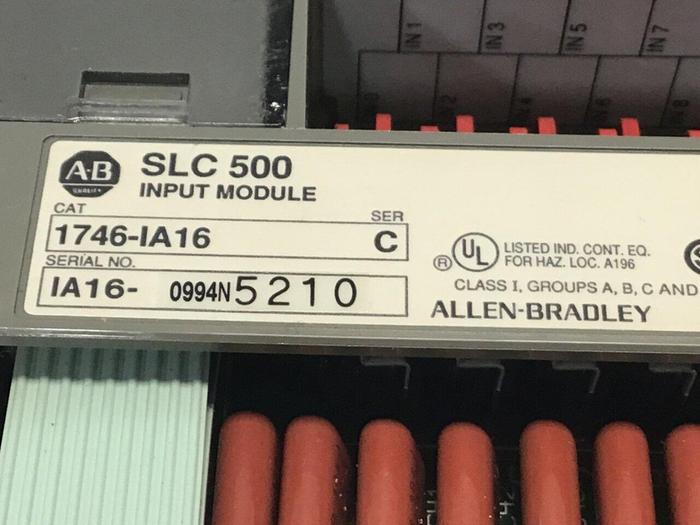 Used ALLEN BRADLEY Input Module 1746-IA16 SER C #127346