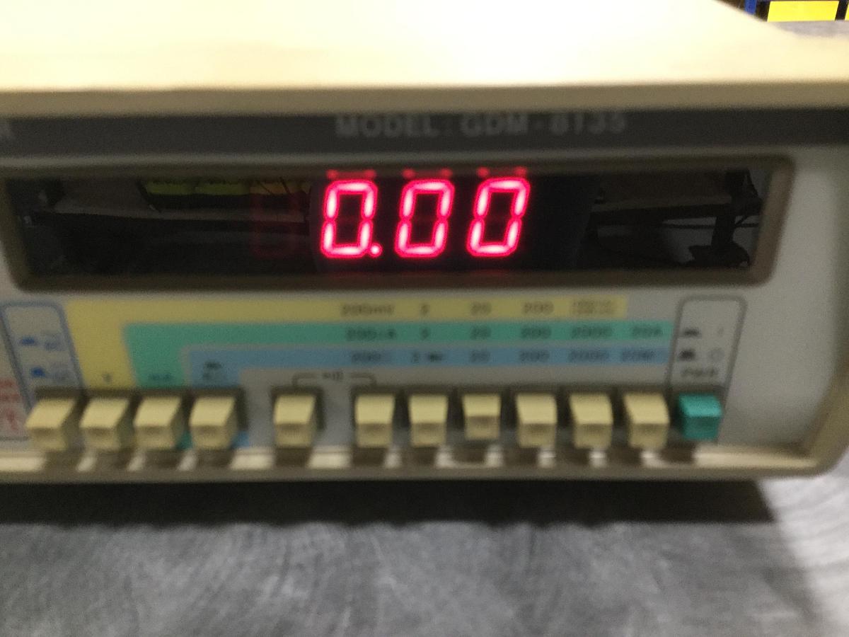 Used GW INSTEK Digital Multimeter GDM-8135 #107285