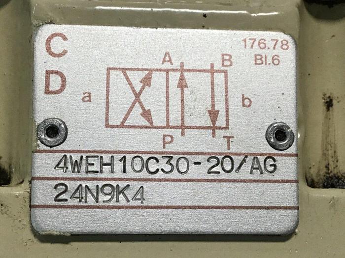 Used REXROTH Valve 4WEH10C3020AG24N9K4 #115867