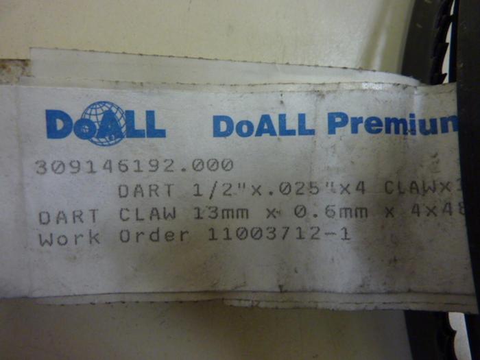 DOALL COMPANY Saw Blade 309146192.000 #57603