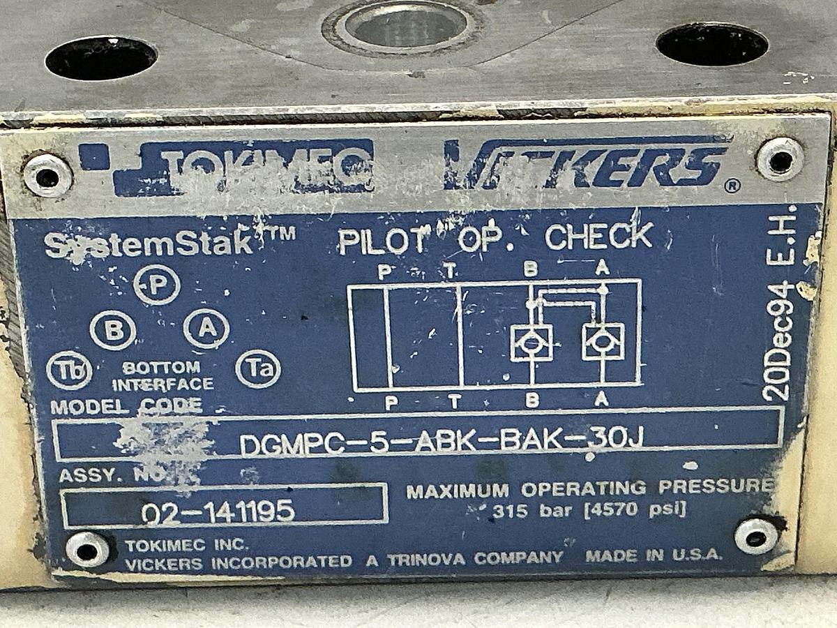 Used VICKERS DGMPC-5-ABK-BAK-30J