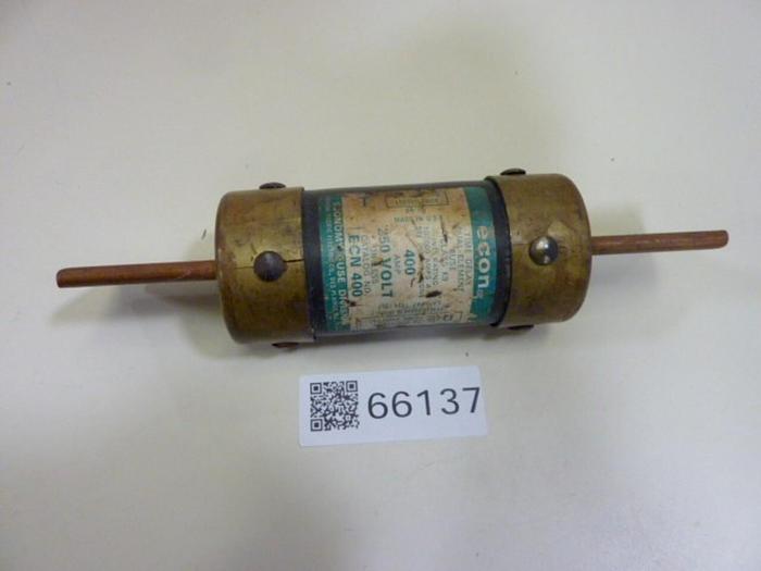 Used ECON 400 Amp Fuse ECN-400 #66137