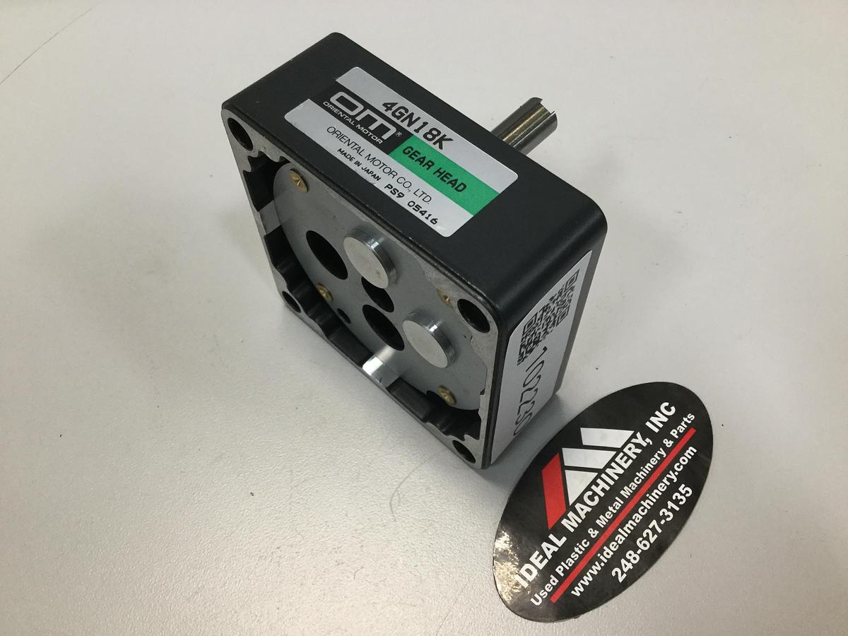 Used ORIENTAL MOTOR Gearhead 4GN18K Used