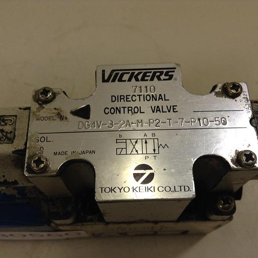 Used VICKERS Directional Control Valve DG4V32AMP2T7P1050 #80560
