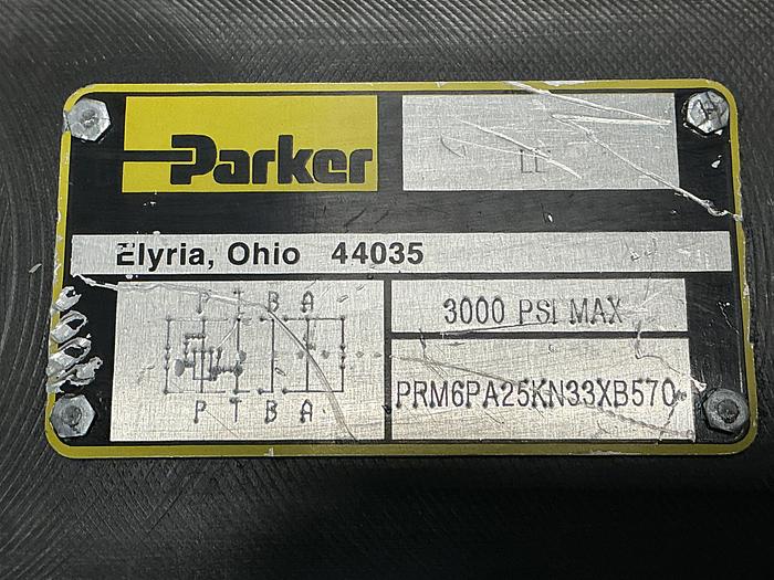 Used PARKER PRM6PA25KN33XB570