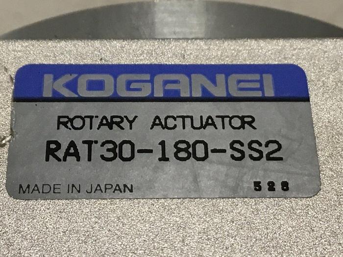 Used KOGANEI Rotary Actuator RAT30-180-SS2 #122209