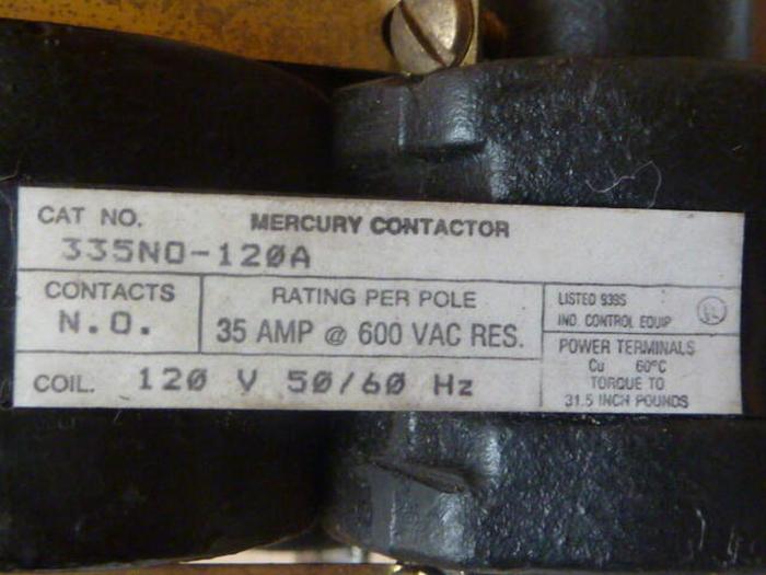 Used MDI Contactor 335NO-120A #35464